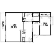 レジデンス 下屋敷の間取り画像