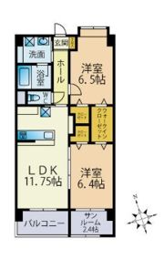 パルフェットの間取り画像