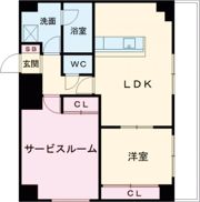 サザンクレスト堺東の間取り画像