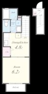 ラディエ足原の間取り画像