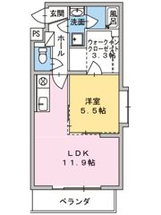グリーンヒルタカハシⅢの間取り画像