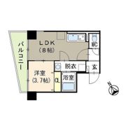 ブレイカーズ萬代の間取り画像