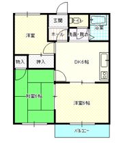遠山ハイツの間取り画像
