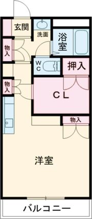 高砂ハイツ石原2の間取り画像