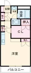 高砂ハイツ石原2の間取り画像