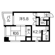 エクセレント平安通の間取り画像