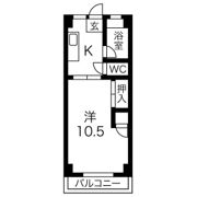 赤坪公園マンションの間取り画像