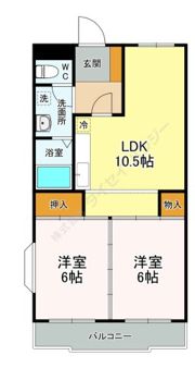 シルクガーデンの間取り画像