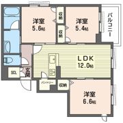 ゼフィールの間取り画像