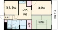 臼井ハイツの間取り画像