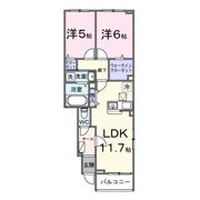 アドニス江南の間取り画像
