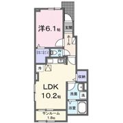 ミルキー ウェイ 参番館の間取り画像