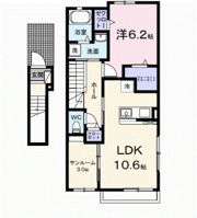 ミルキー ウェイ 参番館の間取り画像