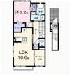 ミルキー ウェイ 参番館の間取り画像