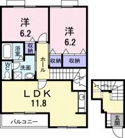 レジデンス・Fの間取り画像