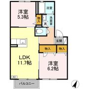 シャーメゾンIRIYA Aの間取り画像