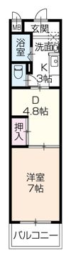 宮西パレス・壱号館の間取り画像