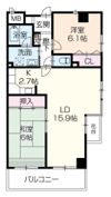 宮西パレス・壱号館の間取り画像