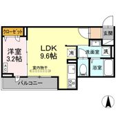 グラナーデ扇Ⅰ Dの間取り画像