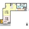 グラナーデ扇Ⅰ Dの間取り画像