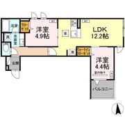 セレスティア荒川Nの間取り画像