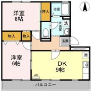 セゾン西橋本の間取り画像