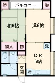 ファミーユ三竹 7号室の間取り画像