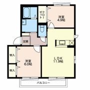 アピス Cの間取り画像