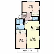 エスタシオン Bの間取り画像