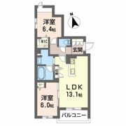 シャーメゾン フォレドールの間取り画像