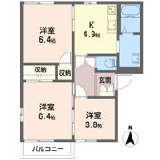 スリーゼ i オブラ Cの間取り画像