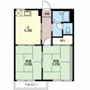 ファミール山本 Cの間取り画像
