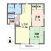 エスポワール今泉 Bの間取り画像