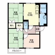 フレグランス府中 Aの間取り画像