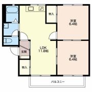 ハミングロードヒラノの間取り画像