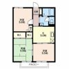 アリシア山手 Aの間取り画像