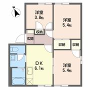 フレグランス今泉 Aの間取り画像
