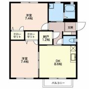 マルベリー Bの間取り画像
