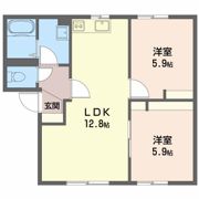SUN VILLAGE YOSHIDA Bの間取り画像