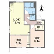 グレートタウン立川 Bの間取り画像