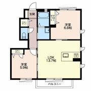 シャーメゾンモレ Bの間取り画像