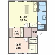 サザンウィンド Aの間取り画像