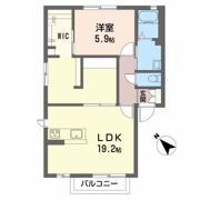 ドミールゆうひがおか Cの間取り画像