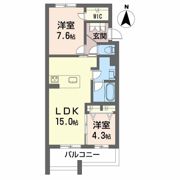 シャーメゾン蘇原村雨の間取り画像