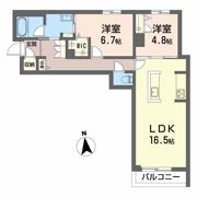 シャーメゾン蘇原新栄の間取り画像