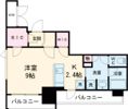 ソシオ大手町 T-SQUAREの間取り画像