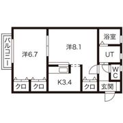 スターディオ エスの間取り画像