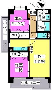 サンライト キャッスルの間取り画像