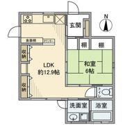 中央戸建の間取り画像