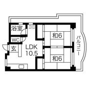 マンション桜本町の間取り画像